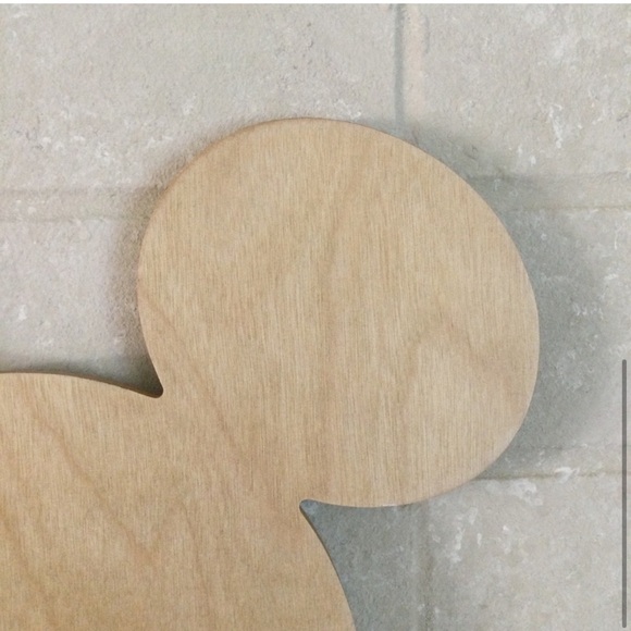 DISNEY Mickey Mouse Wall Hooks Wooden Wall Mount - NWT - Picture 4 of 9